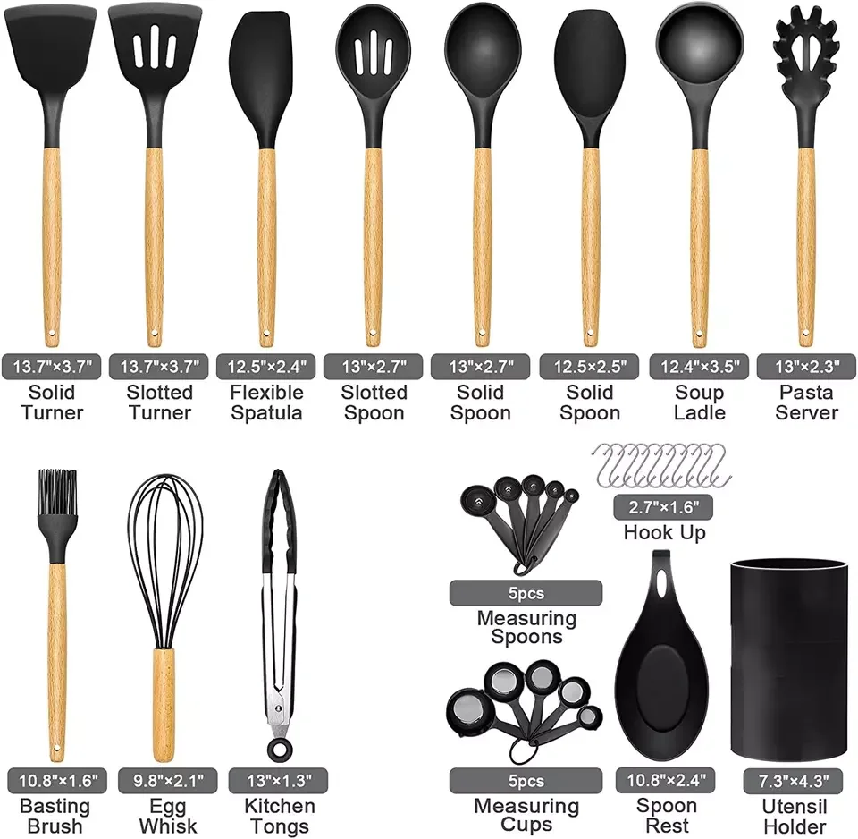 34pcs kitchen utensil tool set 
