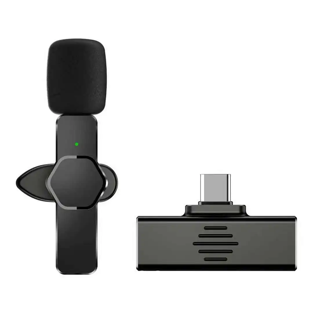Wireless Lapel Lavalier Microphone PC for Android Phone Camera Mic Portable External Buttonhole Microphones For IPhone Laptop Ga