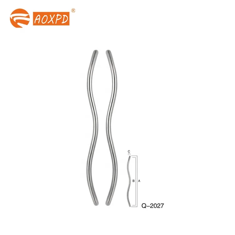 
Iso Certificate Interior Antique brushed stainless steel Classic Antique door handle Sliding Glass Shower Room Door Handle 