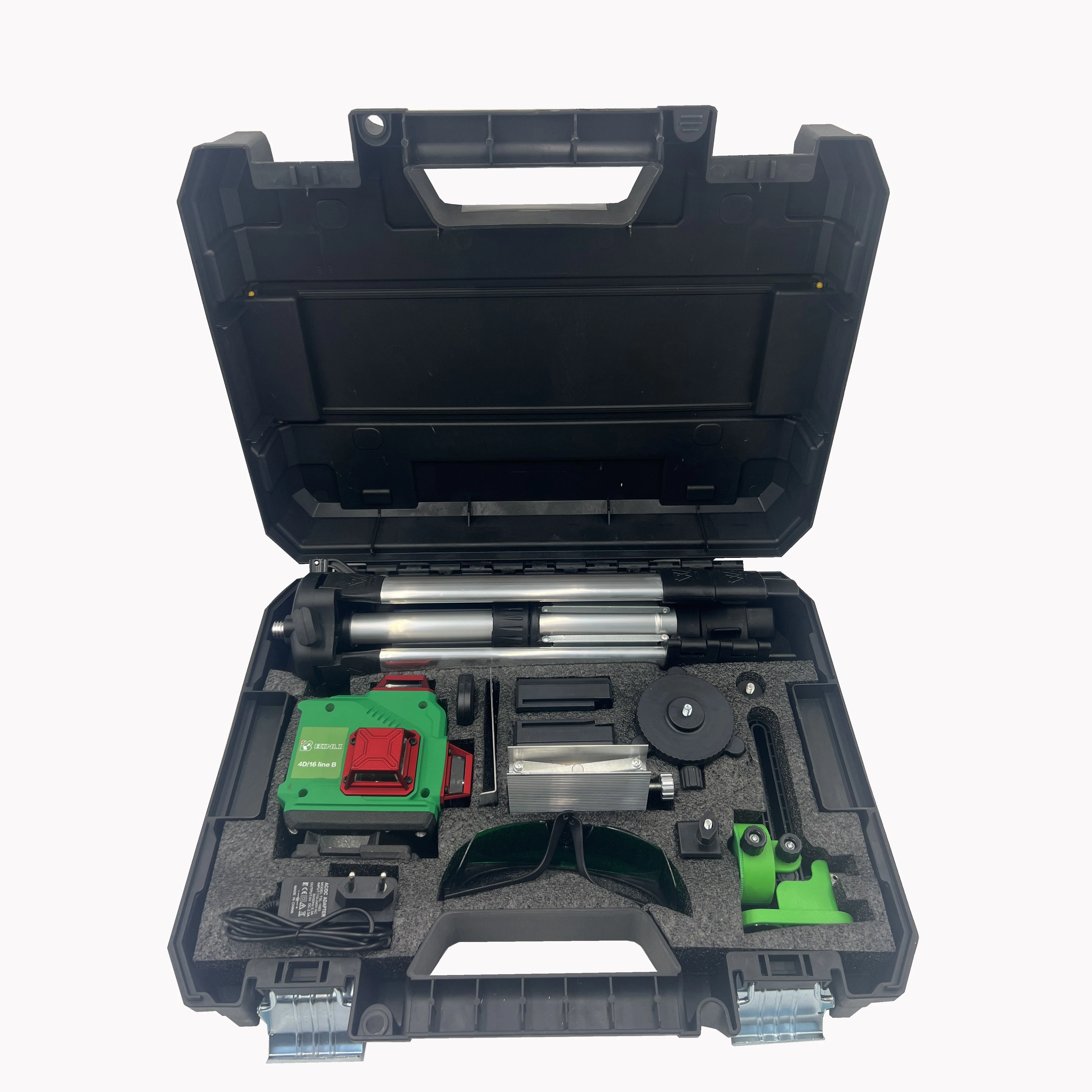 Лазерный уровень зеленый шестнадцать линий высокого качества 2 в 1 лазерный штатив