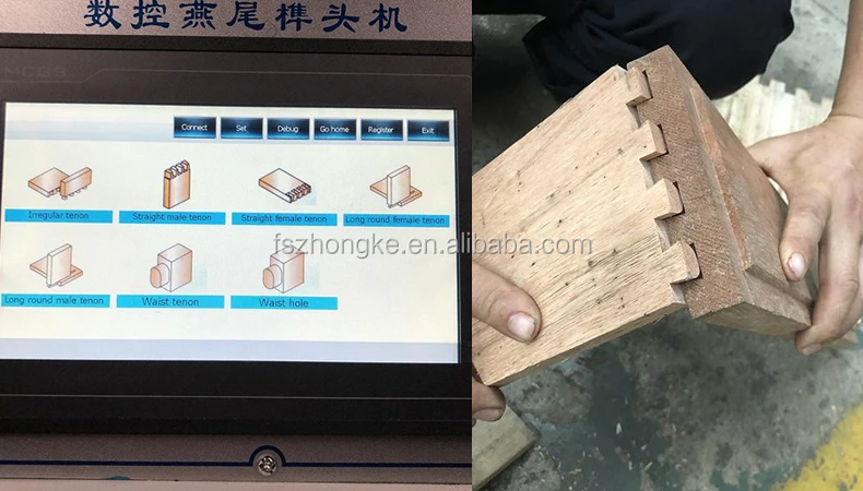 CNC Automatic Single-head Dovetail Tenoner Machine Woodworking Drawer Dovetail Tenoning Machinery