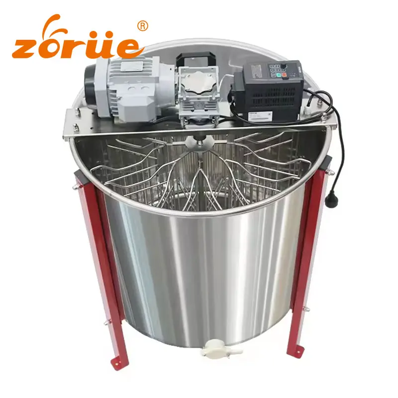 8 Frames Electric Honey Extractor Electric Motor Centrifuge Honey Spinner Honey Separator Machine