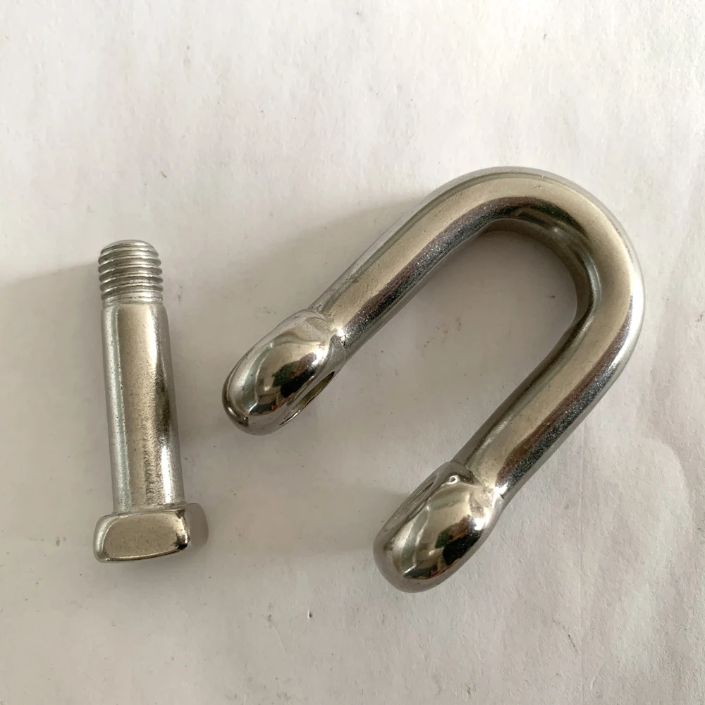 Stainless Steel Dee shackle Square Pin