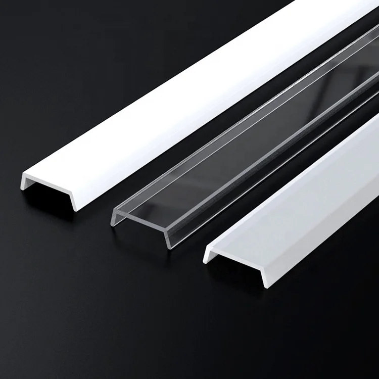  Oem Obm Customized Home Lighting 1/2 M Pvc Plastic Hollow Sandblasted Pc Transparent Led