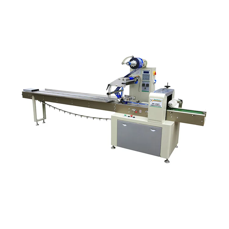 Flow Pack Automatic Pillow Type Dry Bread/Hot Dog Bun Packing Machine