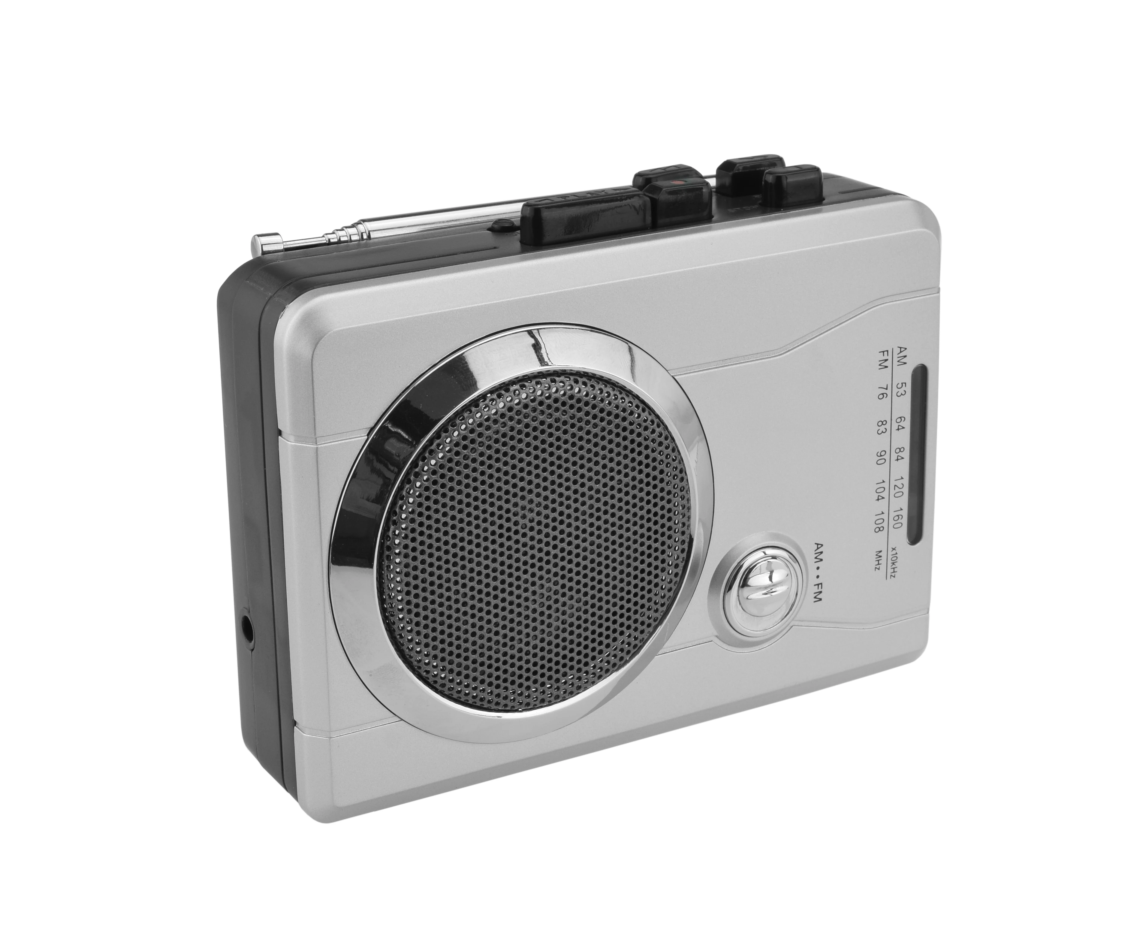 
Traditional high quality radio player Cassette Player record AM/FM radio into cassette Built-in Speaker, record external voice 