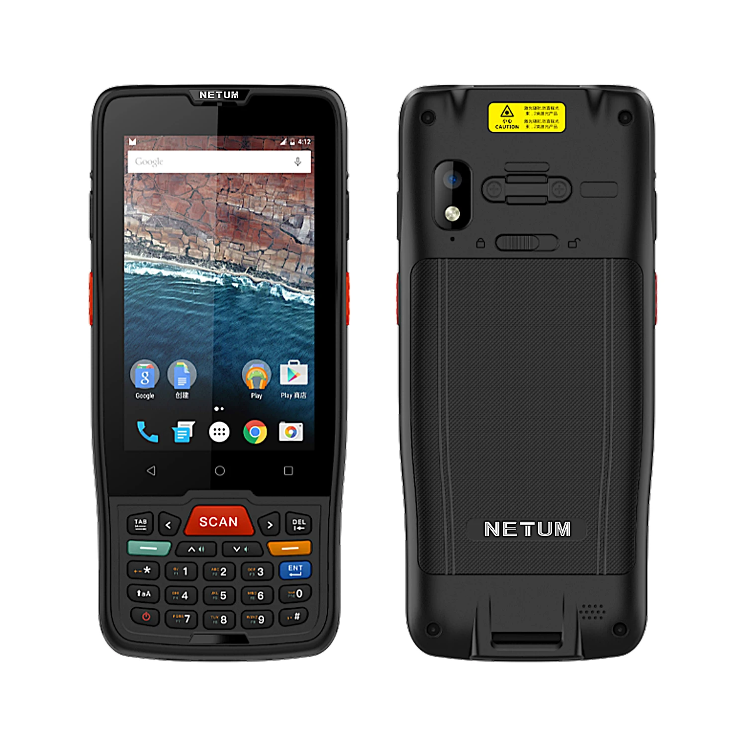 Портативный КПК NETUM Android Termina WIFI Ручной 2D сканер штрих-кода сенсорный экран терминальное устройство с 4G