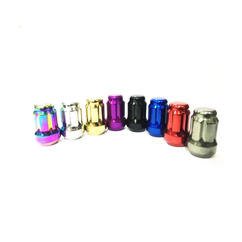 Car Wheel Tuner Spline Lug Nut, Colorful Tire Nut