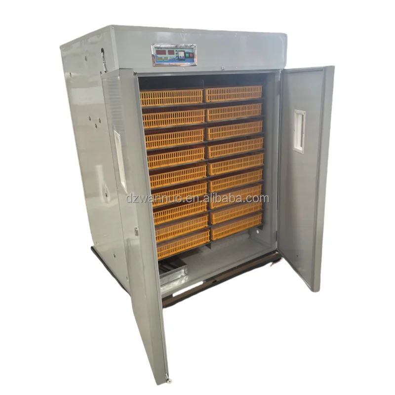 Fully Automatic Chciken Eggs 3168 Capacity Farm Equipment Industrial Egg Incubator In Africa
