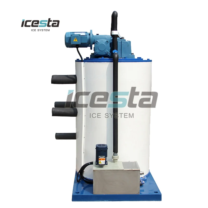 ICESTA seawater flake ice machine drum for ammonia system