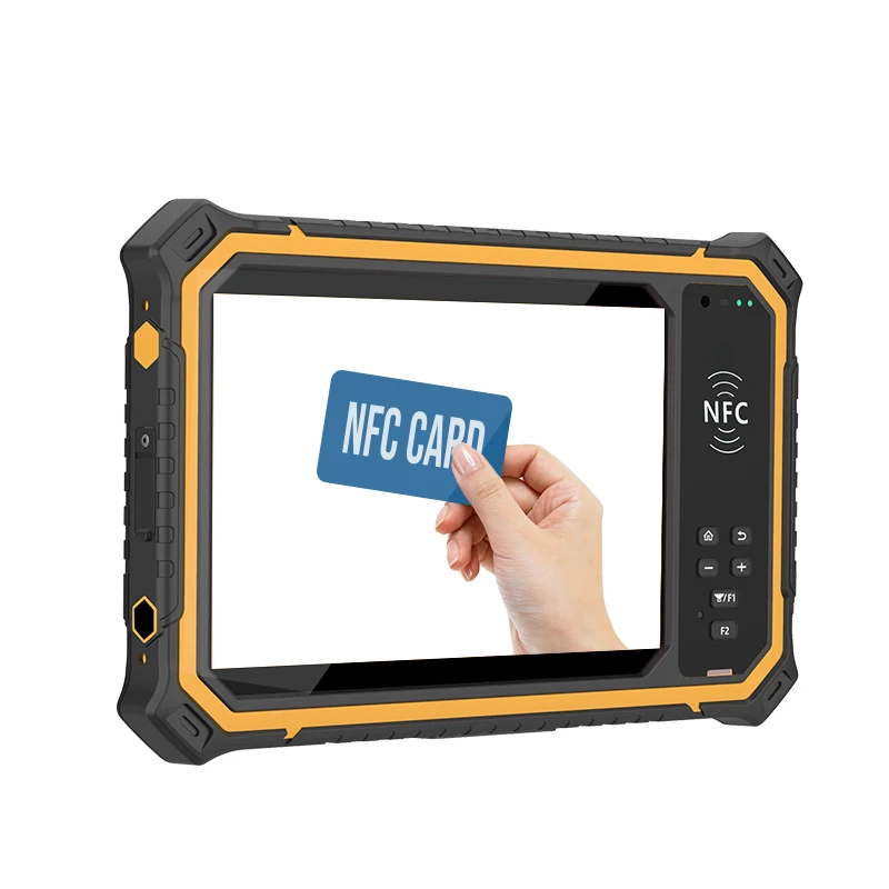 HUGEROCK T80(2021) промышленный прочный планшетный ПК android, компьютер 8 дюймов pdas ip67, сенсорный экран, rfid-ридер с nfc модулем, цена