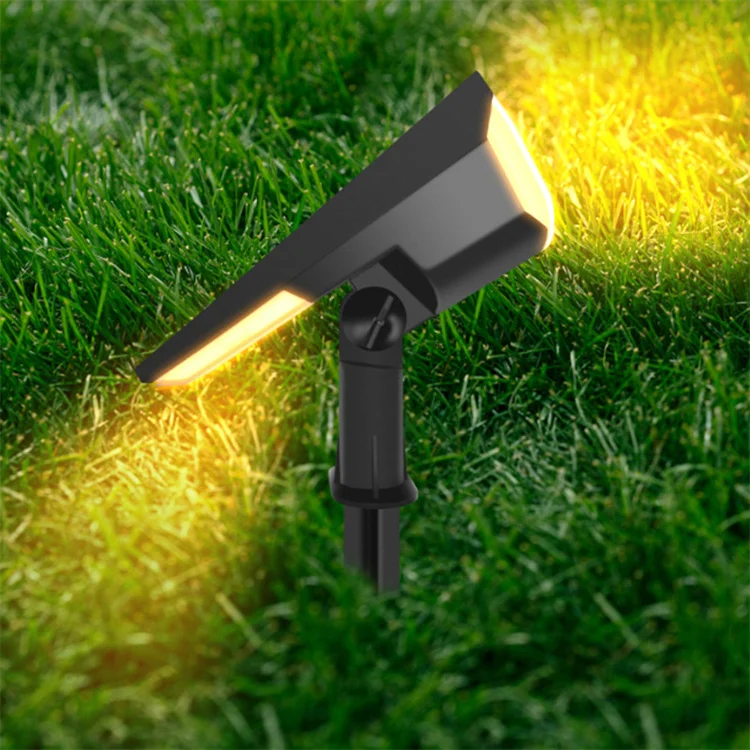 Spotlight Led Pathway Courtyard Landscape Lawn Spike Outdoor Garden Solar Spotlight Ip65 Waterproof Solar Spot Light