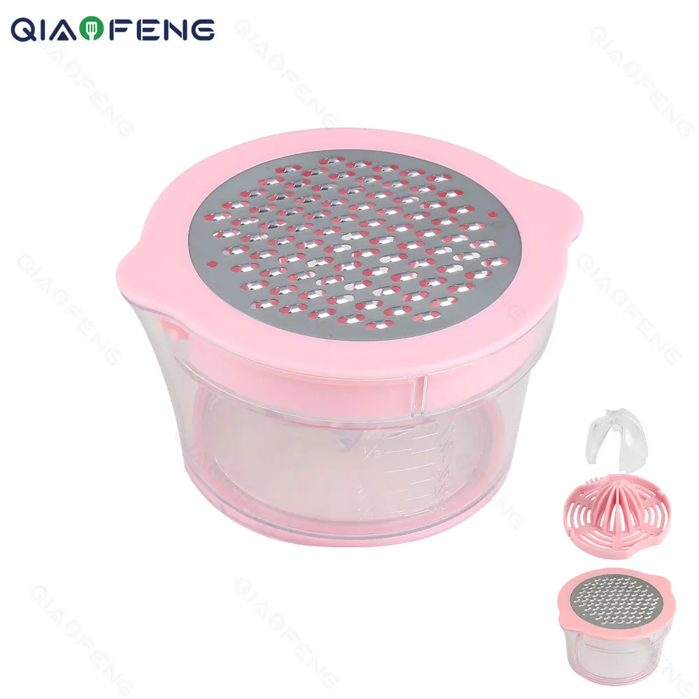 Multifunctional Household Manual Juicer Kitchen Gadget Orange Lemon Juicer with Graduated Cup Squeezer