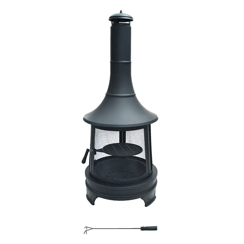 Garden Smokeless grill Ware Outdoor Fireplace Outdoor Wood Burning Steel Chiminea