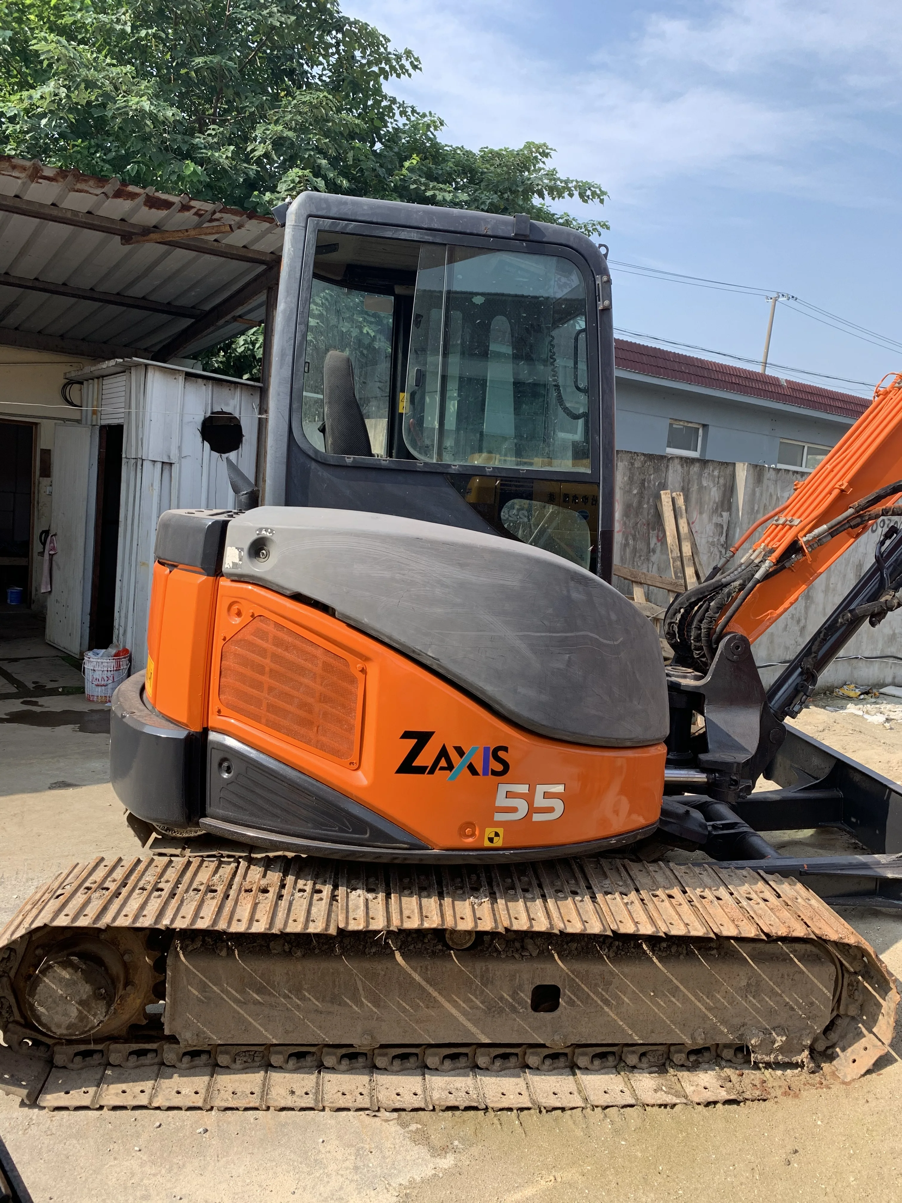 USED HITACHII ZX55 ZX60-5G ZX70-6 ZX70-5G ZX120-6 ZX130 ZX135-5 MINI CHEAP CRAWLER HYDRAULIC EXCAVATOR