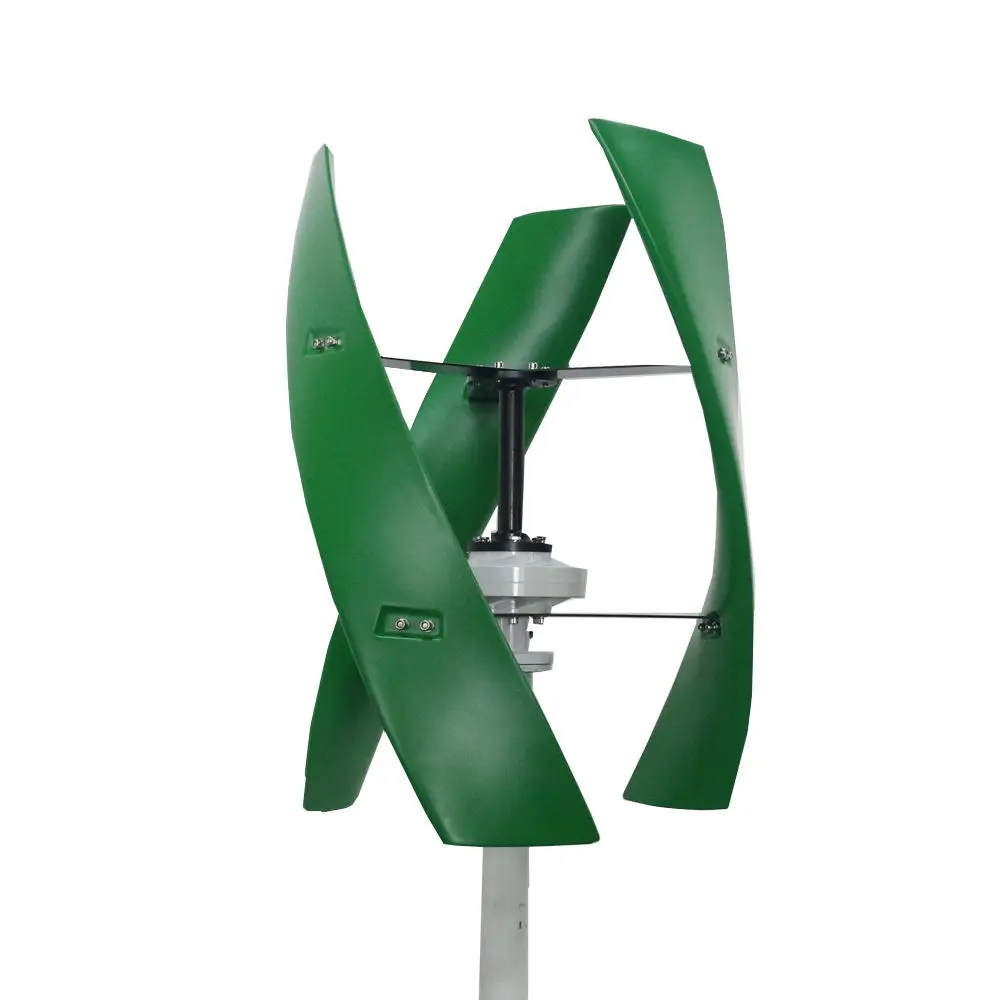 500W/1000W/5kw/10kw/20kw Output Voltage Low Noise X Type Vertical Wind Turbine Generator for Wind Power System