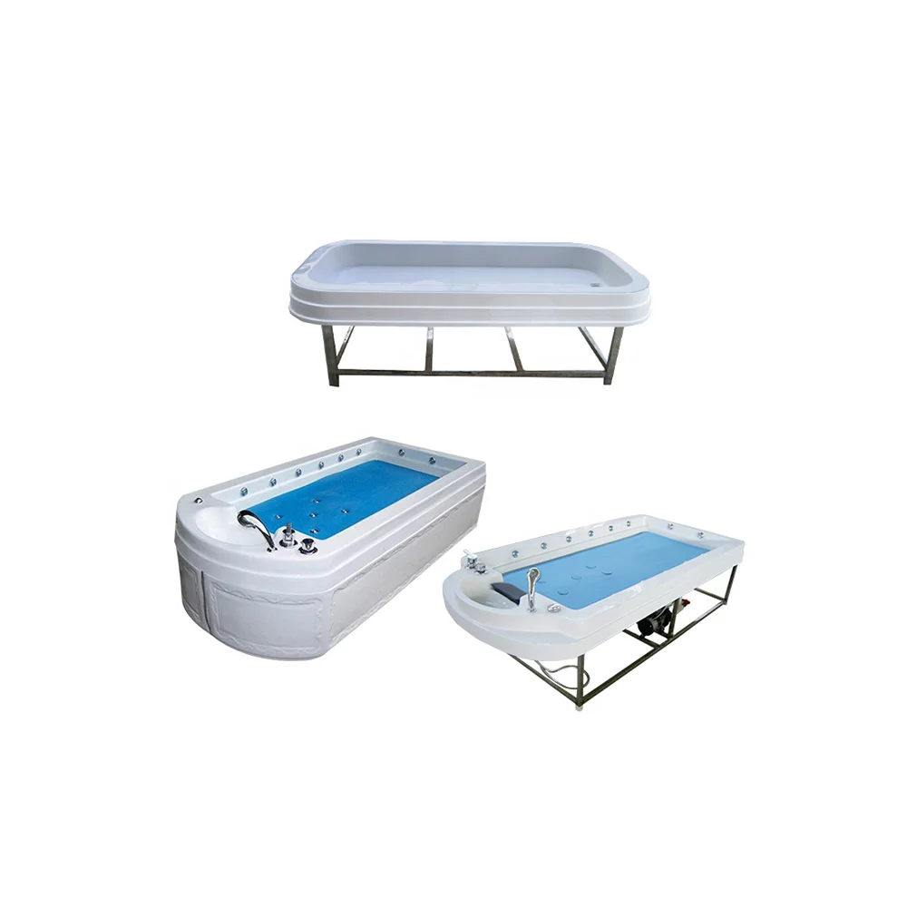 spa equipment body water massage shower bed in salt bath for health