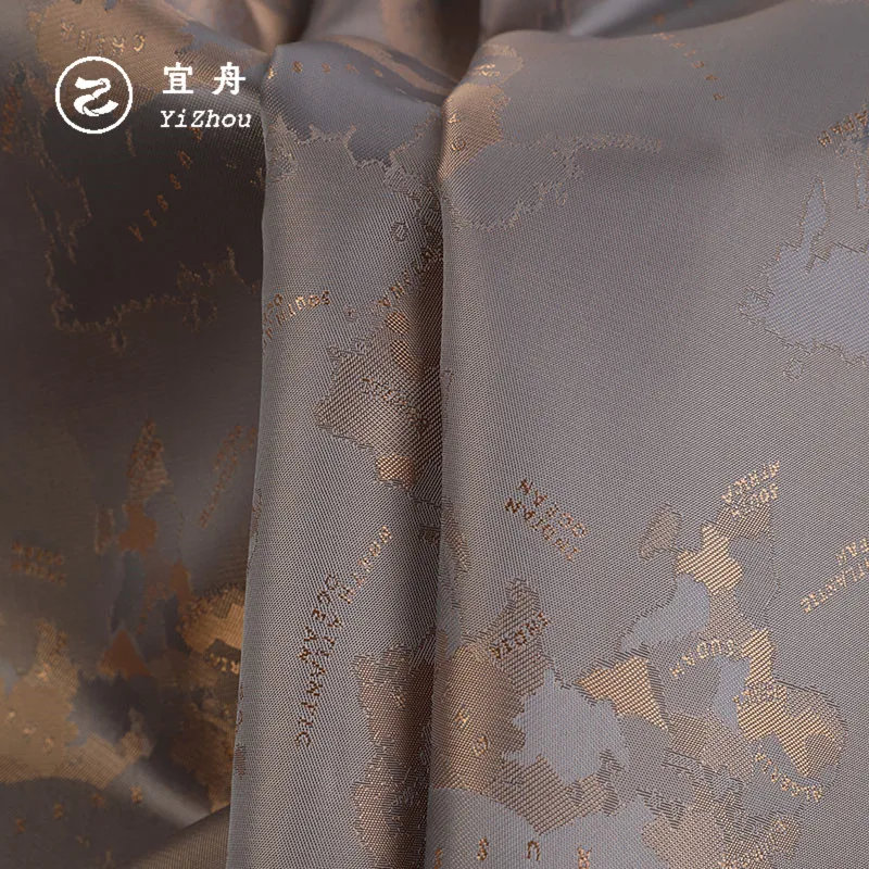 55% polyester 45% viscose lining fabric for mens suits which can custom logo