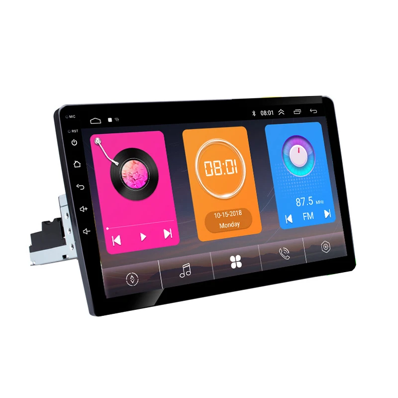 Factory wholesale MTK universal vehicle GPS Android navigation 9-inch/10-inch android single din ultra-thin car radioo