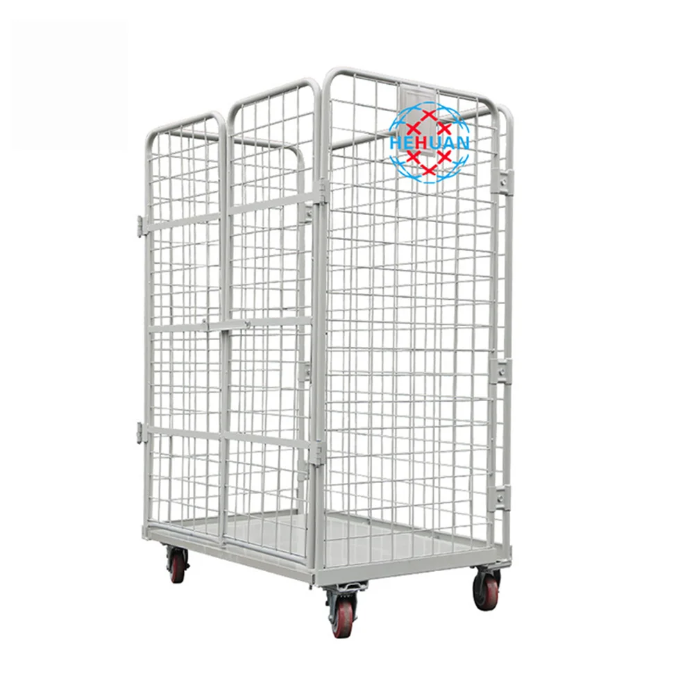 Сверхмощный Промышленный металлический складной стол для супермаркета с верхней