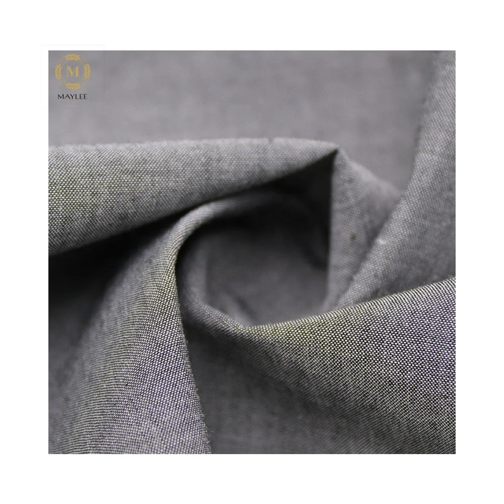 12120 # 28% tencel 28% хлопок 44% полиэстер саржа тканая ткань для женских пальто растения