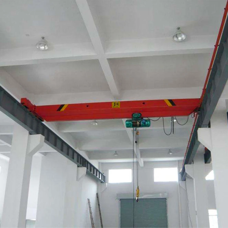 10 ton single girder overhead crane electric single beam suspension crane with remote control for sale