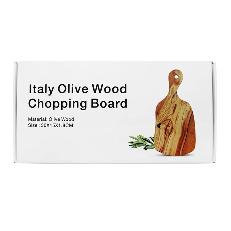 OL001 30CM Online Shopping Italian Butcher Wooden Olive Chopping Board