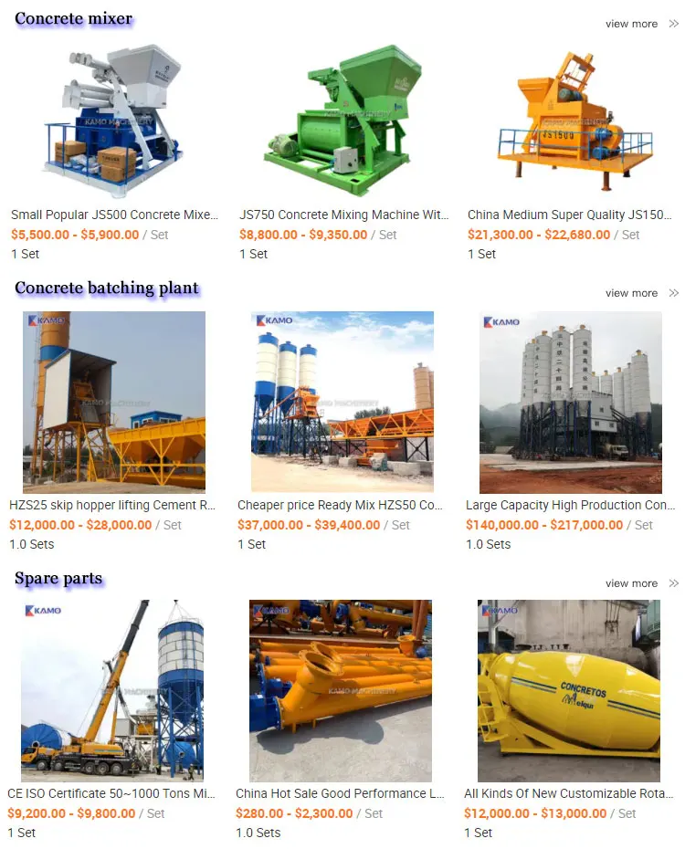 concrete mixer related product