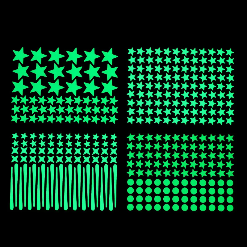 PVC Glow In the dark Vinyl Stickers for Printable