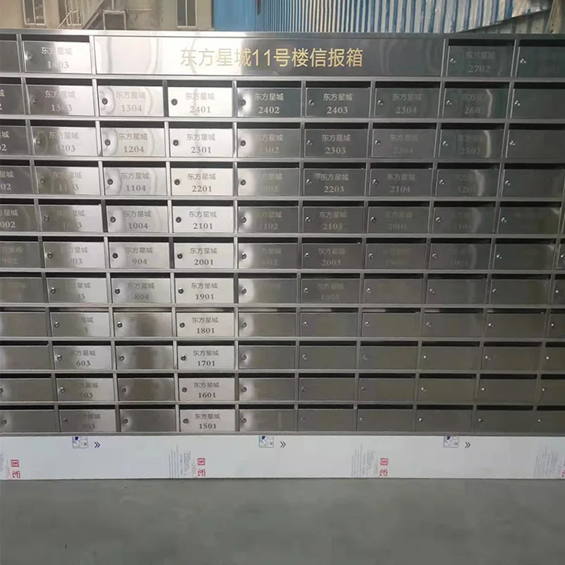 Дизайн заводская цена высококачественный коммерческий почтовый ящик из нержавеющей стали металлический для дома