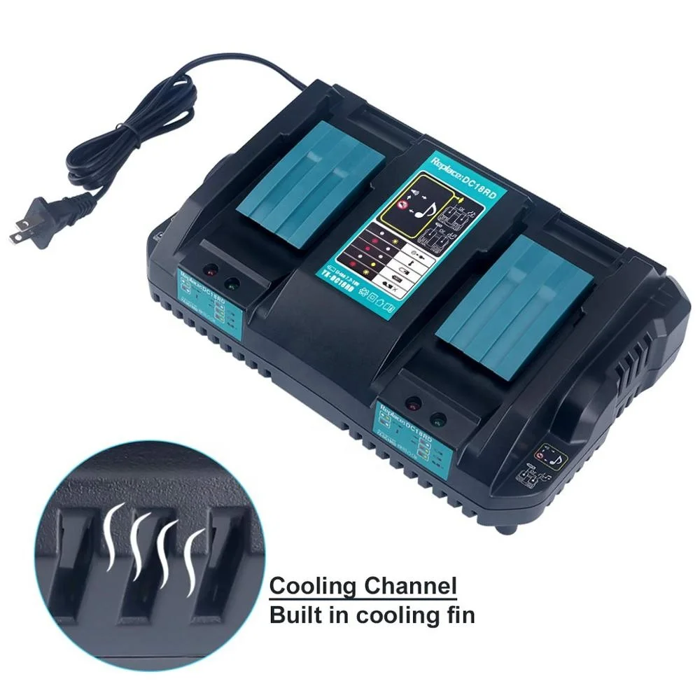  Замена Makita 14 4 в 18 DC18RD зарядное устройство DC18RC DC18RA DC18SF Совместимость с LXT