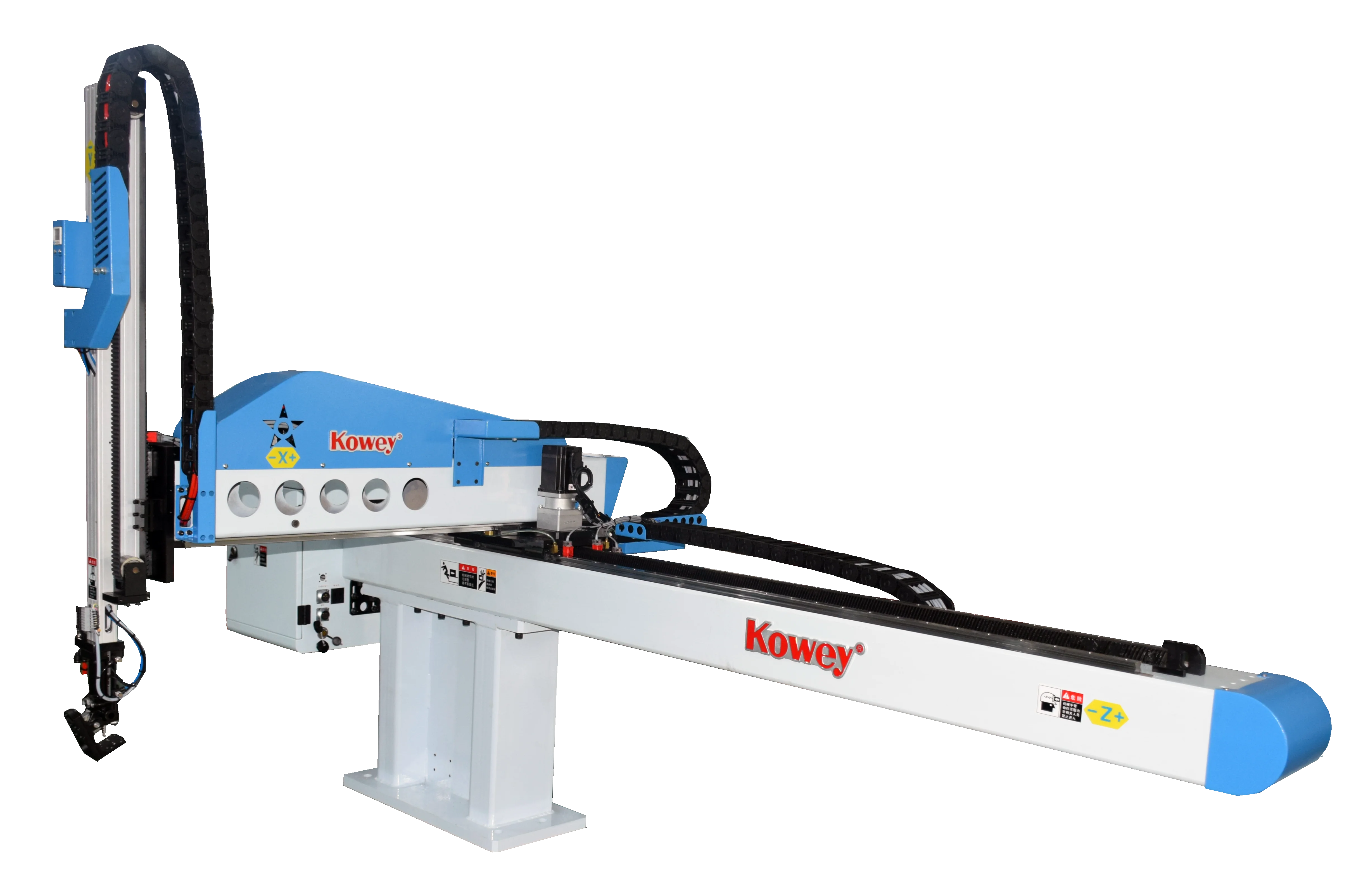 Zhuhai Kowey Hot Selling High Speed Injection Robotic Arm for Electric or Hybrid Injection Molding Machine for Plastic Tableware