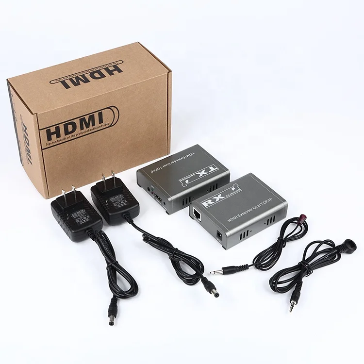 250M TX RX Compatible Extender Cat5e/Cat 6 Ethernet IP TCP Signal Support One TX Connect More RX Over POE Switch