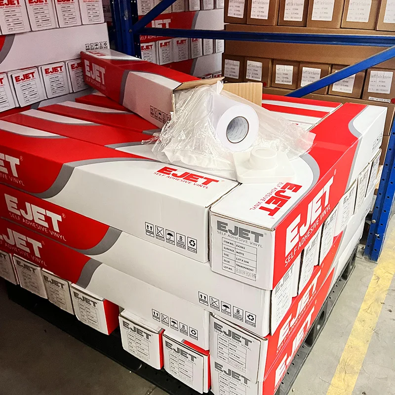 PVC glossy Matte 110gsm printable vinyl sticker inkjet vinyl film roll car wrap