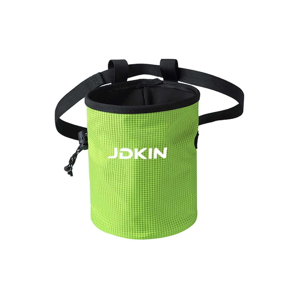 
 Customized Outdoor Waterproof Nylon Drawstring Rock Climbing Chalk Bag With Belt  