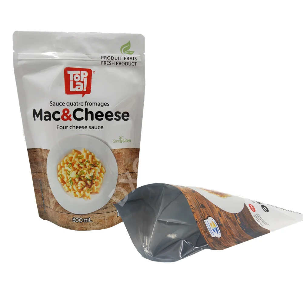 Snack Leche en polvo completa Stand-up Plastic Pouch Bag With Customized Printing