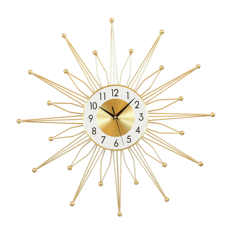 Big modern flower   wall clock design