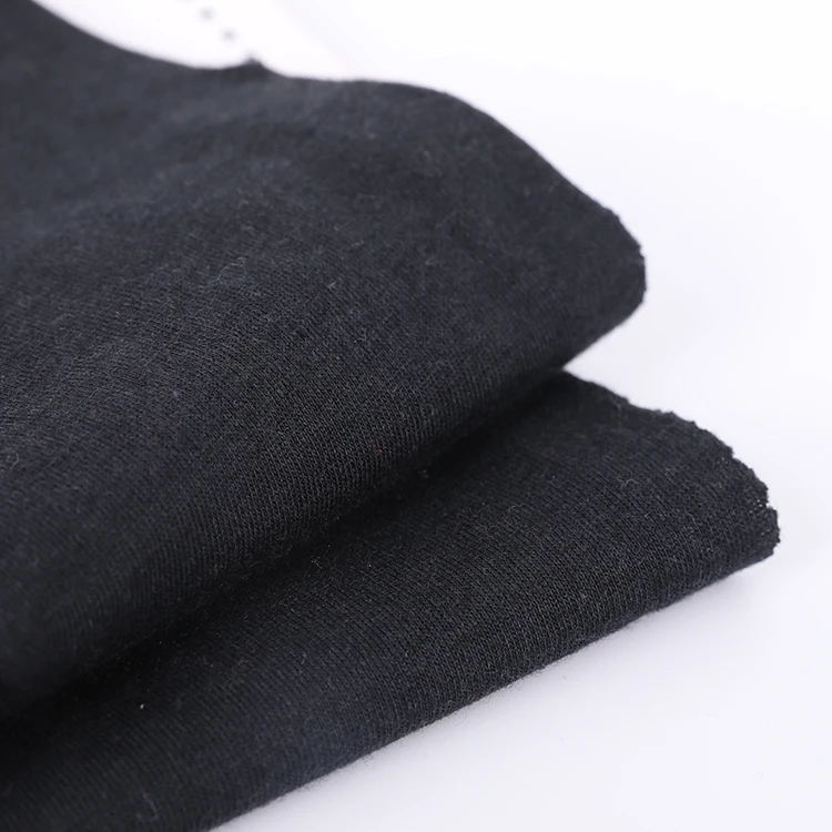 High Quality custom printed Stretch Solids Plain knitted Cotton Jersey Plain Viscose Fabric for Shirt
