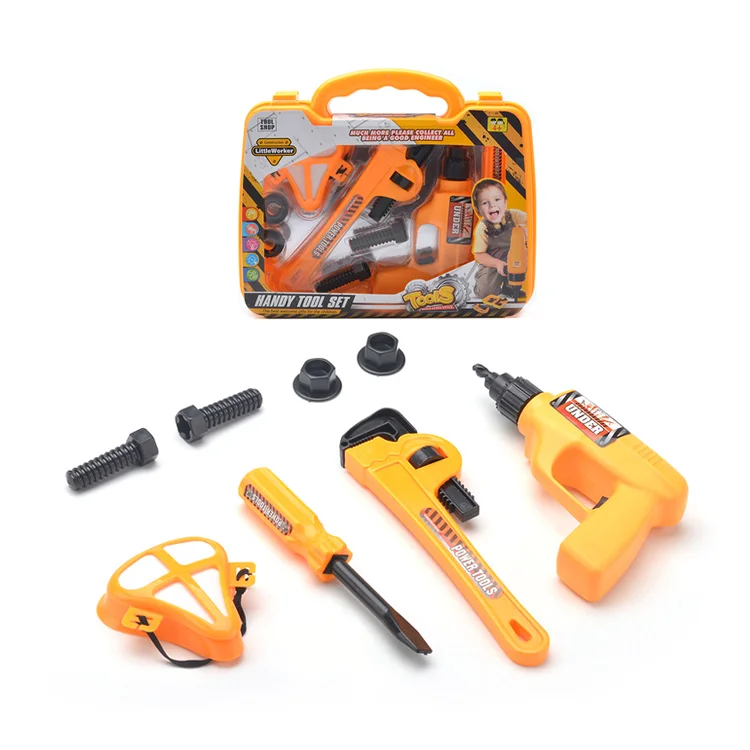 Suitcase Packaging Kids Tool Toys Workbench Pretend Play Set