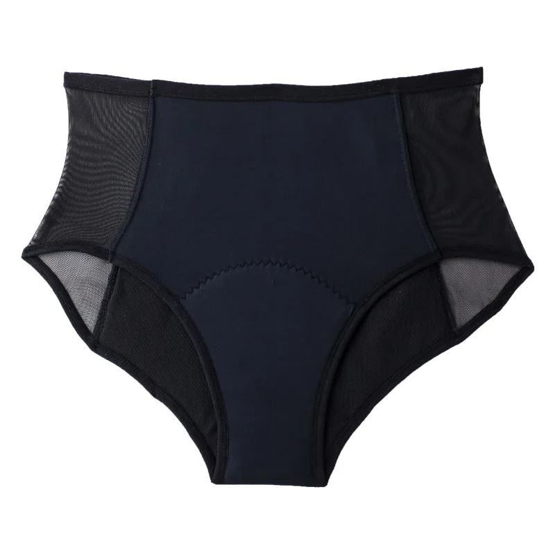 Bamboo Fiber Cotton 4-layer Menstrual Panties Period Reusable Briefs Underwear Leakproof Heavy Absorbent Incontinence Lingerie