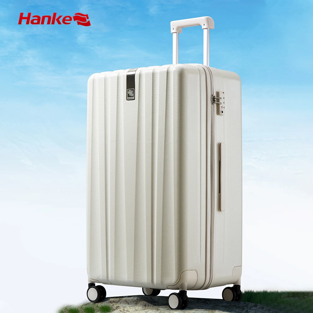 Hanke Hot Sale PC Trolley Case Set Luxury Carry on Suitcase Travel Lightweight Durable Luggage Set