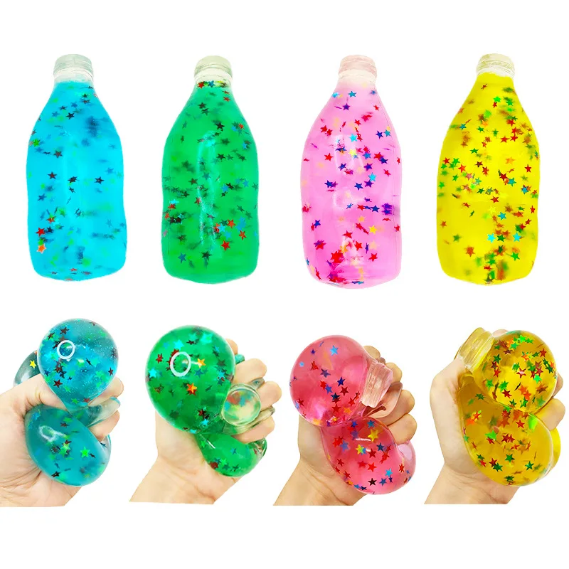 Новинка бутылка-Кокс игрушка для снятия стресса термопластичная резина забавная