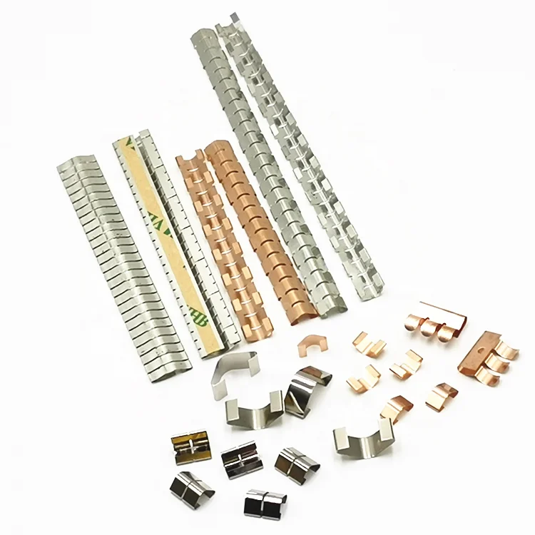 High quality custom shape EMI shielding beryllium copper springs finger stock