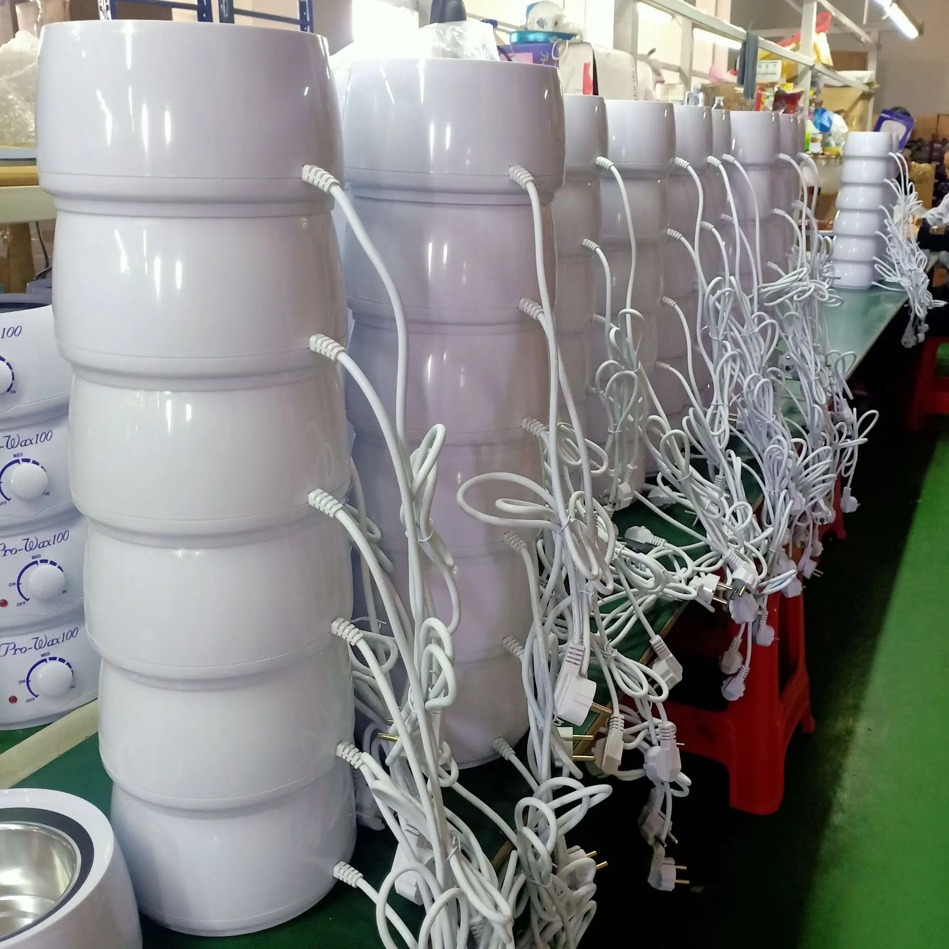 custom logo depilatory warmer heater paraffin hot wax pot melt wax bean warmer for hair removal