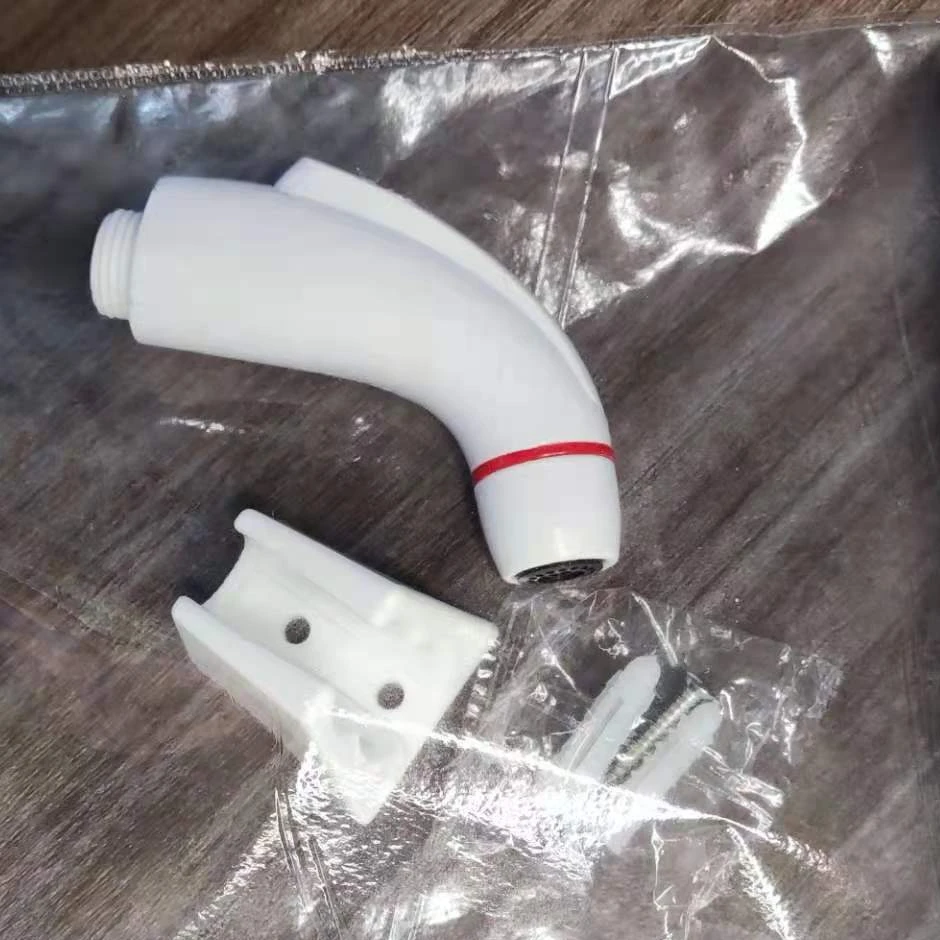 white bathroom bidet mixer tap faucets plastic material for women body  plastic shattaf