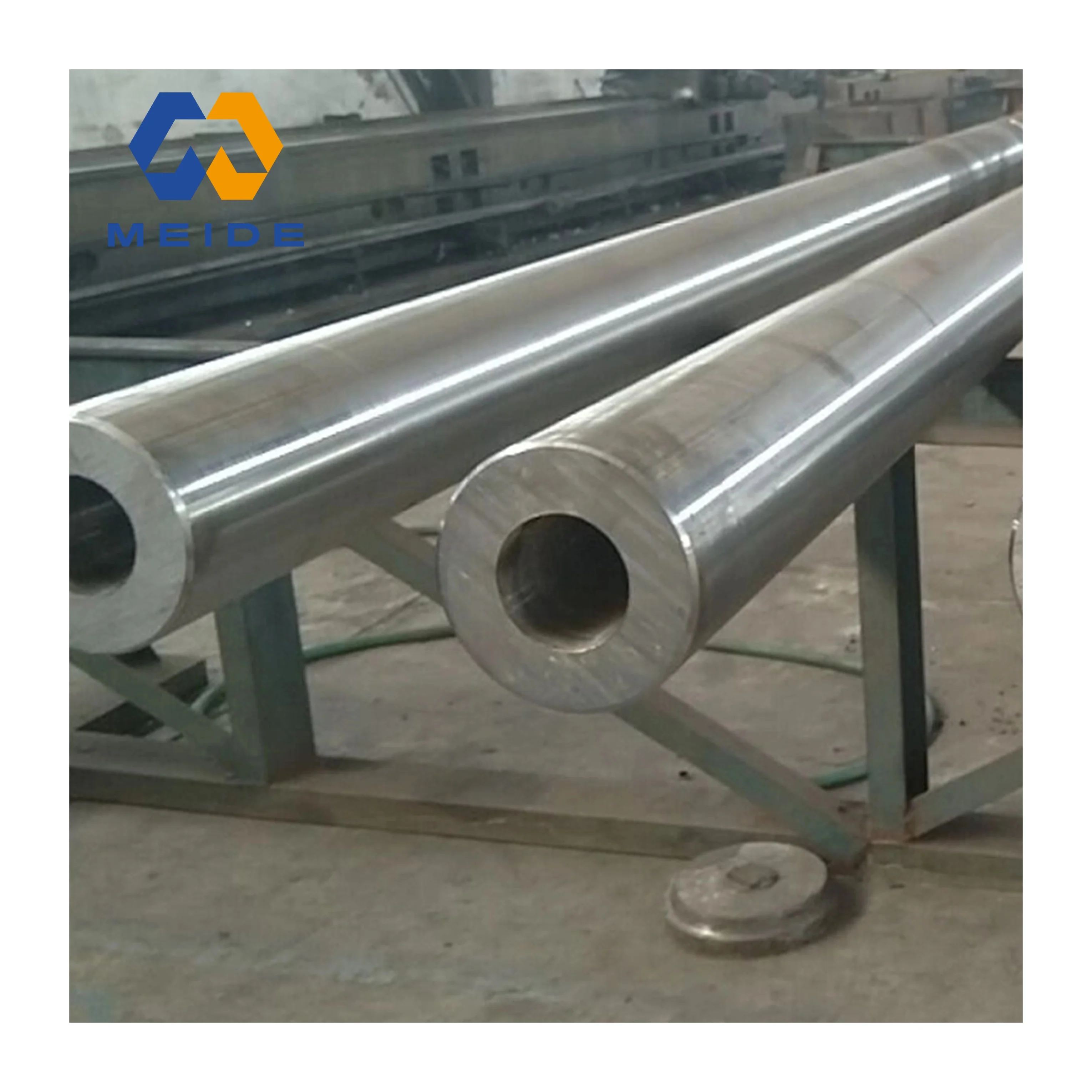 Professional process Heavy duty Ck 45 material Round carbon steel forging hydraulic cylinder spare parts cylinder steel forgings