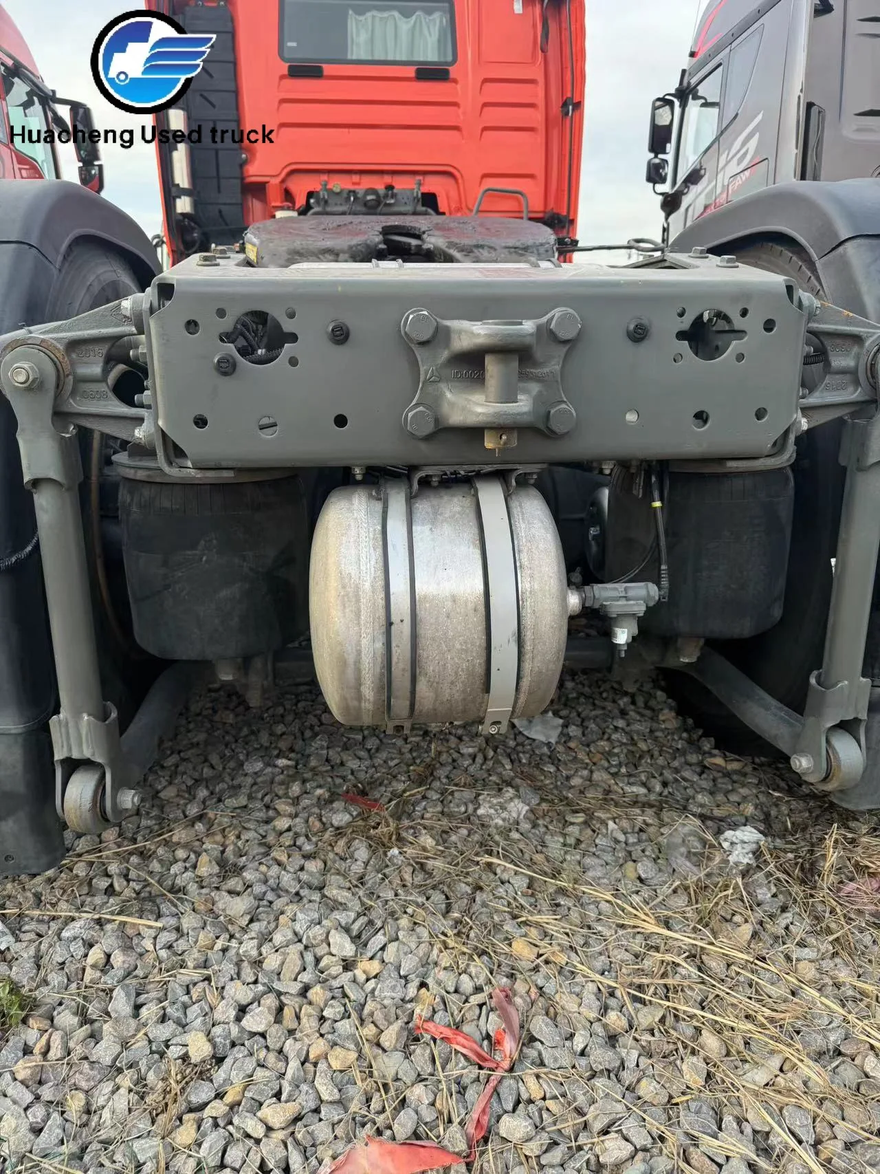 Powerful Shakeman tractor, able to handle all kinds of heavy transport tasks with ease.