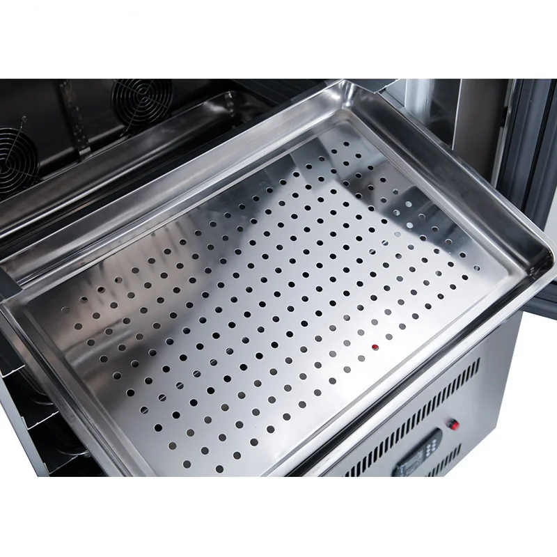 Pure copper tube evaporator 150L Stainless steel 5 trays low temperature blast freezer equipment