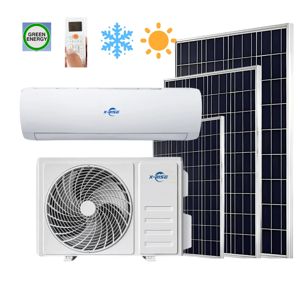 Hybrid Solar 9000Btu/24000Btu Portable Air Conditioner Room AC/DC Household Electric Intelligent Battery Support New Energy