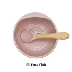 2021 latest Baby silicone Bib plate bowl set anti scald silicone plate with fork and spoon,baby bowl